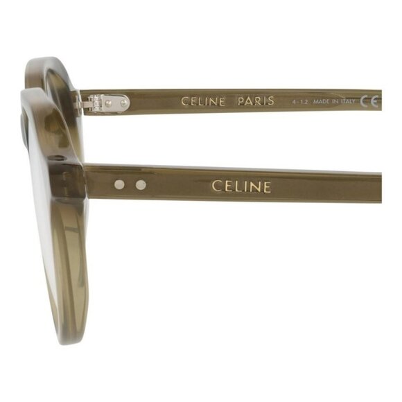 Celine Mens Round/Oval Green Green Transparent Fashion Designer Eyewear - Picture 4 of 4